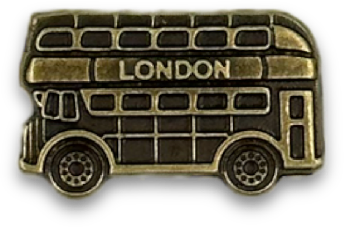 produto Pin Ônibus de Londres